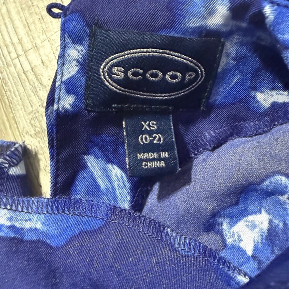 Blue and White Ruffled Wrap Sundress with Bishop Sleeves vintage - Picture 4 of 4